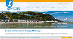 Desktop Screenshot of ostseebad-nienhagen.de